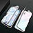 Handyhülle Hülle Luxus Aluminium Metall Rahmen Spiegel 360 Grad Tasche M02 für Huawei P40 Lite