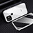 Handyhülle Hülle Luxus Aluminium Metall Rahmen Spiegel 360 Grad Tasche M03 für Apple iPhone 11 Pro Max Weiß