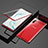 Handyhülle Hülle Luxus Aluminium Metall Rahmen Spiegel 360 Grad Tasche M03 für Samsung Galaxy Note 10 Plus 5G Rot