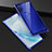 Handyhülle Hülle Luxus Aluminium Metall Rahmen Spiegel 360 Grad Tasche M04 für Samsung Galaxy Note 10 Plus Blau