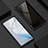 Handyhülle Hülle Luxus Aluminium Metall Rahmen Spiegel 360 Grad Tasche M06 für Samsung Galaxy Note 10 5G Schwarz