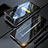 Handyhülle Hülle Luxus Aluminium Metall Rahmen Spiegel 360 Grad Tasche T01 für Huawei Honor 20