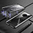 Handyhülle Hülle Luxus Aluminium Metall Rahmen Spiegel 360 Grad Tasche T01 für Huawei Mate 30 5G Schwarz