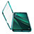 Handyhülle Hülle Luxus Aluminium Metall Rahmen Spiegel 360 Grad Tasche T03 für Oppo RX17 Pro
