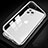 Handyhülle Hülle Luxus Aluminium Metall Rahmen Spiegel 360 Grad Tasche T09 für Apple iPhone 11 Pro Max Weiß