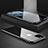 Handyhülle Hülle Luxus Aluminium Metall Rahmen Spiegel 360 Grad Tasche T11 für Apple iPhone 11 Pro Max Schwarz