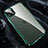 Handyhülle Hülle Luxus Aluminium Metall Rahmen Spiegel 360 Grad Tasche T12 für Apple iPhone 11 Pro Max Grün