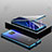 Handyhülle Hülle Luxus Aluminium Metall Rahmen Spiegel 360 Grad Tasche T14 für Huawei Mate 20 Pro Blau