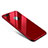 Handyhülle Hülle Luxus Aluminium Metall Rahmen Spiegel Tasche für Apple iPhone 8 Plus Rot