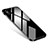 Handyhülle Hülle Luxus Aluminium Metall Rahmen Spiegel Tasche S01 für Apple iPhone X Schwarz
