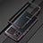 Handyhülle Hülle Luxus Aluminium Metall Rahmen Tasche A01 für Vivo iQOO 9 Pro 5G Rot und Schwarz