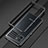 Handyhülle Hülle Luxus Aluminium Metall Rahmen Tasche A01 für Vivo iQOO 9 Pro 5G Schwarz