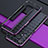 Handyhülle Hülle Luxus Aluminium Metall Rahmen Tasche für Realme X3 SuperZoom Violett