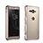 Handyhülle Hülle Luxus Aluminium Metall Rahmen Tasche für Sony Xperia XZ2 Compact Gold