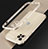 Handyhülle Hülle Luxus Aluminium Metall Rahmen Tasche N01 für Apple iPhone 12 Pro