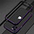 Handyhülle Hülle Luxus Aluminium Metall Rahmen Tasche N02 für Apple iPhone 12 Pro Max Violett