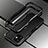 Handyhülle Hülle Luxus Aluminium Metall Rahmen Tasche N02 für Apple iPhone 12 Schwarz