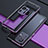 Handyhülle Hülle Luxus Aluminium Metall Rahmen Tasche S01 für Xiaomi Mi Mix 4 5G Violett