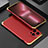 Handyhülle Hülle Luxus Aluminium Metall Tasche 360 Grad Ganzkörper für Apple iPhone 13 Pro Gold und Rot