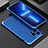 Handyhülle Hülle Luxus Aluminium Metall Tasche 360 Grad Ganzkörper für Apple iPhone 13 Pro Max Blau