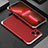 Handyhülle Hülle Luxus Aluminium Metall Tasche 360 Grad Ganzkörper für Apple iPhone 13 Silber und Rot
