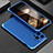 Handyhülle Hülle Luxus Aluminium Metall Tasche 360 Grad Ganzkörper für Apple iPhone 14 Pro Blau