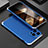Handyhülle Hülle Luxus Aluminium Metall Tasche 360 Grad Ganzkörper für Apple iPhone 14 Pro Max Silber und Blau