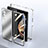 Handyhülle Hülle Luxus Aluminium Metall Tasche 360 Grad Ganzkörper für Samsung Galaxy Z Fold3 5G