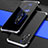 Handyhülle Hülle Luxus Aluminium Metall Tasche 360 Grad Ganzkörper für Vivo X60T 5G Silber und Schwarz