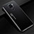 Handyhülle Hülle Luxus Aluminium Metall Tasche C01 für Xiaomi Redmi Note 9 Schwarz
