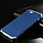 Handyhülle Hülle Luxus Aluminium Metall Tasche für Apple iPhone 6S Blau