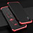 Handyhülle Hülle Luxus Aluminium Metall Tasche für Apple iPhone X Rot und Schwarz