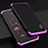 Handyhülle Hülle Luxus Aluminium Metall Tasche für Apple iPhone X Violett