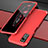 Handyhülle Hülle Luxus Aluminium Metall Tasche für Huawei Honor V30 Pro 5G Rot