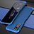 Handyhülle Hülle Luxus Aluminium Metall Tasche für Huawei Honor View 30 5G Blau