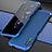 Handyhülle Hülle Luxus Aluminium Metall Tasche für Huawei Y9s Blau