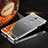 Handyhülle Hülle Luxus Aluminium Metall Tasche für Sony Xperia XA2 Plus Grau