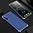Handyhülle Hülle Luxus Aluminium Metall Tasche für Xiaomi Mi A3 Lite Blau