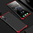 Handyhülle Hülle Luxus Aluminium Metall Tasche für Xiaomi Mi A3 Lite Rot und Schwarz
