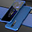 Handyhülle Hülle Luxus Aluminium Metall Tasche für Xiaomi Redmi K30i 5G Blau