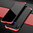 Handyhülle Hülle Luxus Aluminium Metall Tasche für Xiaomi Redmi Note 7 Pro Rot und Schwarz