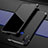 Handyhülle Hülle Luxus Aluminium Metall Tasche für Xiaomi Redmi Note 7 Pro Schwarz