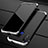 Handyhülle Hülle Luxus Aluminium Metall Tasche für Xiaomi Redmi Note 7 Pro Silber und Schwarz