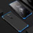 Handyhülle Hülle Luxus Aluminium Metall Tasche für Xiaomi Redmi Note 8 Pro Blau und Schwarz