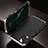 Handyhülle Hülle Luxus Aluminium Metall Tasche M01 für Huawei Honor V30 Pro 5G Gold und Schwarz