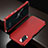 Handyhülle Hülle Luxus Aluminium Metall Tasche M01 für Huawei Honor View 30 5G Rot