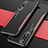 Handyhülle Hülle Luxus Aluminium Metall Tasche M01 für Huawei Nova 7 5G Rot