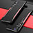 Handyhülle Hülle Luxus Aluminium Metall Tasche M01 für Vivo X60T 5G Rot