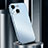 Handyhülle Hülle Luxus Aluminium Metall Tasche M02 für Apple iPhone 13 Mini Blau