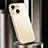 Handyhülle Hülle Luxus Aluminium Metall Tasche M02 für Apple iPhone 13 Mini Gold